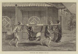 Croquis du Japon, voyage en Kago